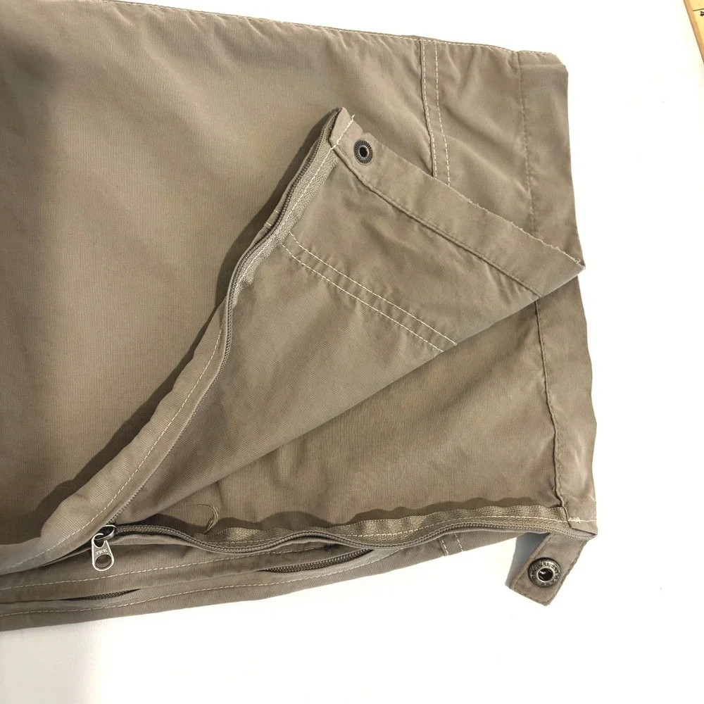 Kuhl Liberator Convertible Pants Mens 38x31 Khaki Tan Stealth Zip Off Hiking